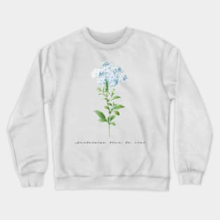 blue flower lover Crewneck Sweatshirt